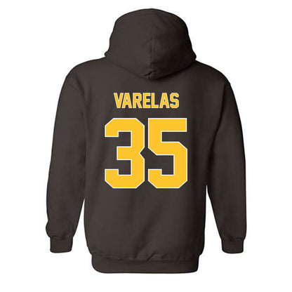 Wyoming - NCAA Football : Nikos Varelas - Hooded Sweatshirt