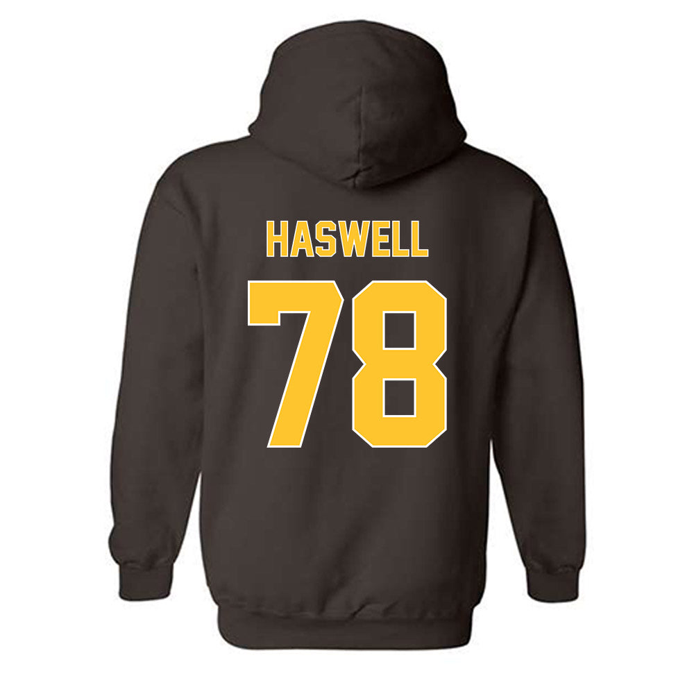 Wyoming - NCAA Football : Alex Haswell - Hooded Sweatshirt