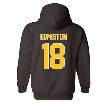 Wyoming - NCAA Football : Bart Edmiston - Classic Shersey Hooded Sweatshirt-1