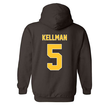 Wyoming - NCAA Football : Terron Kellman - Classic Shersey Hooded Sweatshirt-1