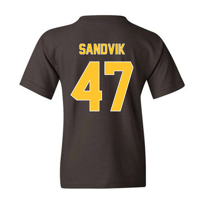 Wyoming - NCAA Football : Erik Sandvik - Youth T-Shirt