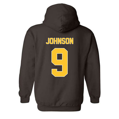 Wyoming - NCAA Football : Brayden Johnson - Classic Shersey Hooded Sweatshirt-1