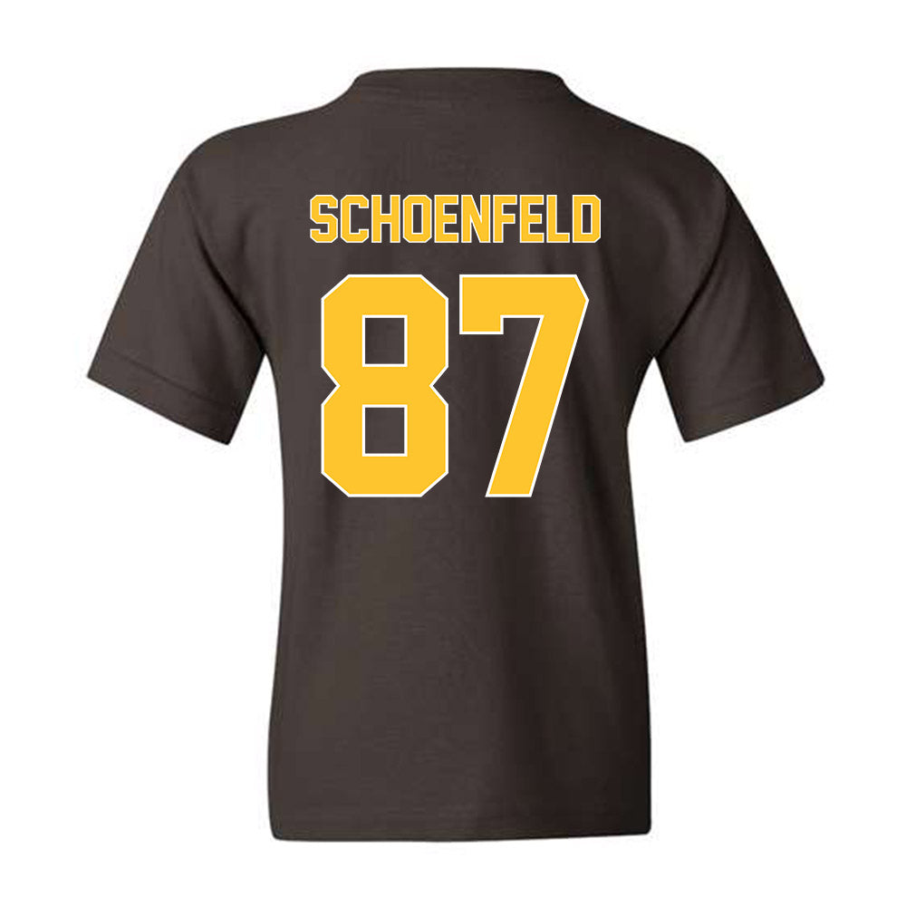 Wyoming - NCAA Football : Isaac Schoenfeld - Youth T-Shirt