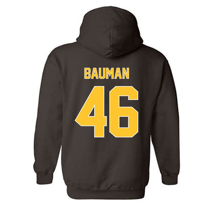 Wyoming - NCAA Football : Dash Bauman - Hooded Sweatshirt