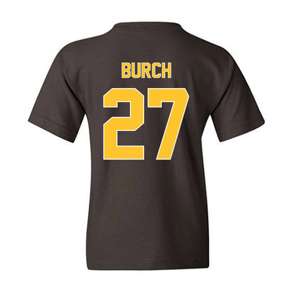 Wyoming - NCAA Football : Dontae Burch - Classic Shersey Youth T-Shirt-1