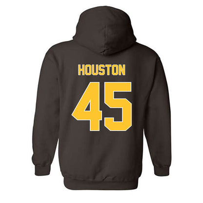 Wyoming - NCAA Football : Charlie Houston - Classic Shersey Hooded Sweatshirt-1