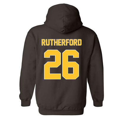Wyoming - NCAA Football : Gary Rutherford - Classic Shersey Hooded Sweatshirt-1