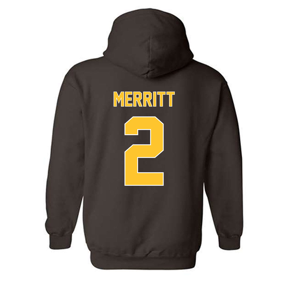 Wyoming - NCAA Football : Caleb Merritt - Classic Shersey Hooded Sweatshirt-1