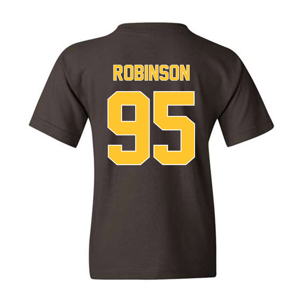 Wyoming - NCAA Football : Caleb Robinson - Youth T-Shirt