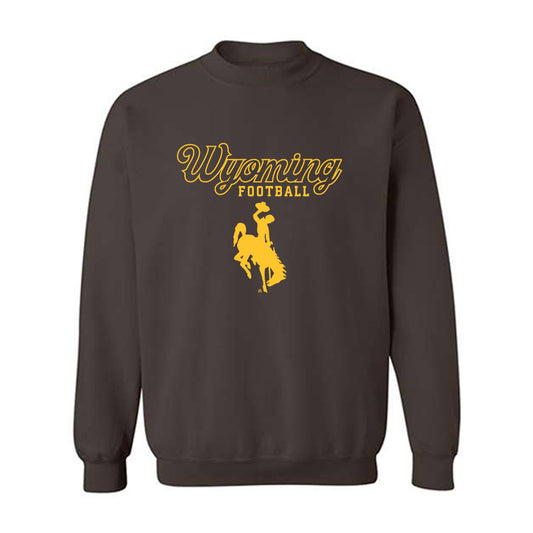 Wyoming - NCAA Football : Dash Bauman - Crewneck Sweatshirt