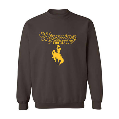 Wyoming - NCAA Football : Justin Erb - Crewneck Sweatshirt Classic Shersey