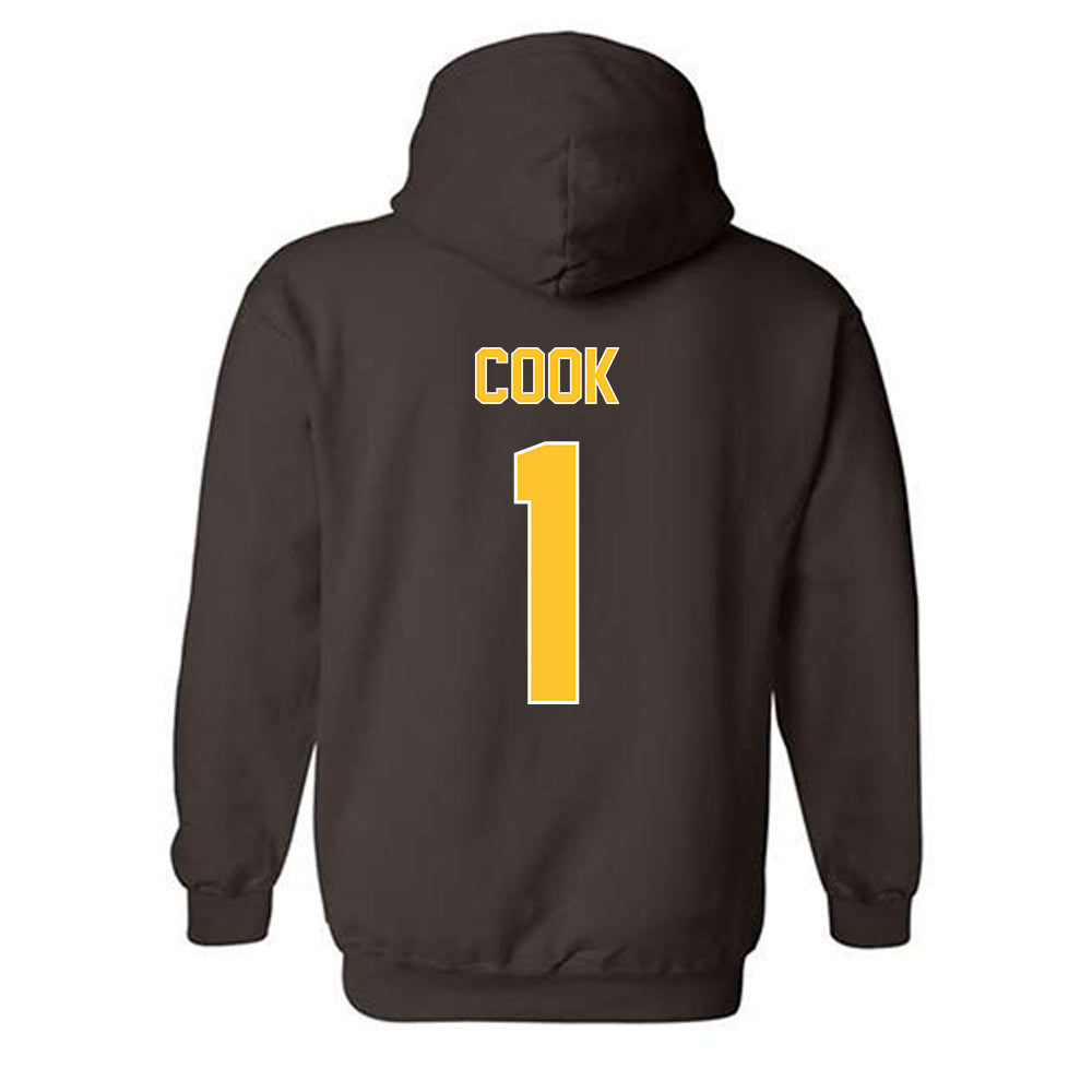 Wyoming - NCAA Men's Basketball : Nigle Cook - Classic Shersey Hooded Sweatshirt