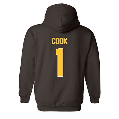 Wyoming - NCAA Men's Basketball : Nigle Cook - Classic Shersey Hooded Sweatshirt