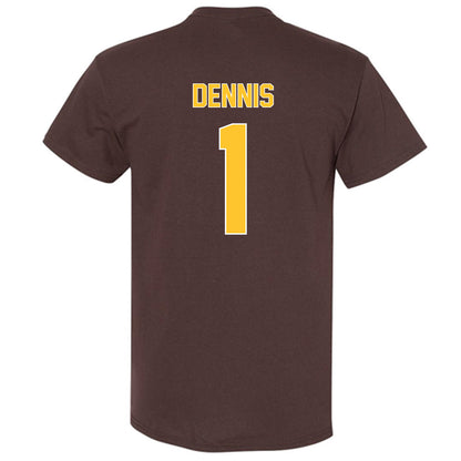 Wyoming - NCAA Men's Basketball : Damarion Dennis - Classic Shersey T-Shirt-1