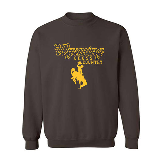 Wyoming - NCAA Men's Cross Country : Tanner Brown - Classic Shersey Crewneck Sweatshirt-0