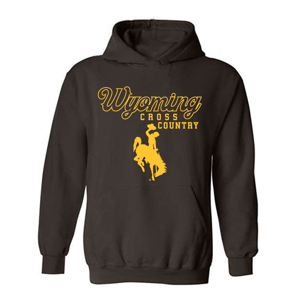 Wyoming - NCAA Men's Cross Country : Tanner Brown - Classic Shersey Hooded Sweatshirt-0
