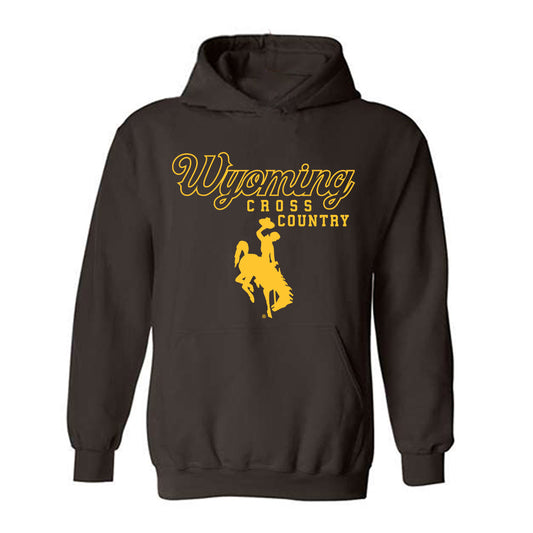 Wyoming - NCAA Men's Cross Country : Tanner Brown - Classic Shersey Hooded Sweatshirt-0