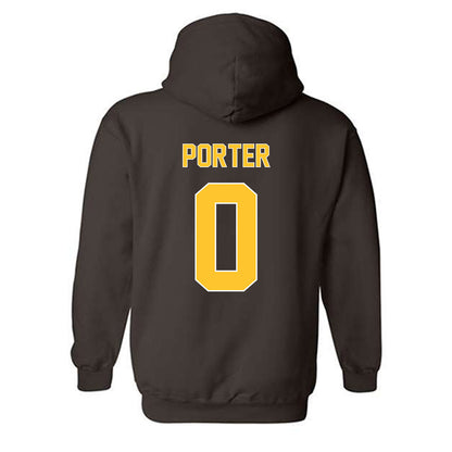 Wyoming - NCAA Men's Track & Field : Robby Porter - Classic Shersey Hooded Sweatshirt-1