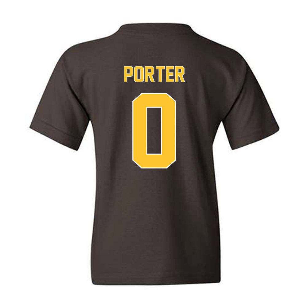 Wyoming - NCAA Men's Track & Field : Robby Porter - Classic Shersey Youth T-Shirt-1