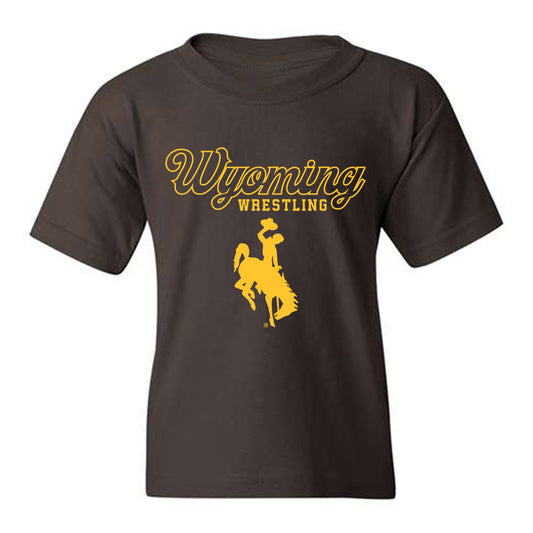 Wyoming - NCAA Wrestling : John Alden - Youth T-Shirt