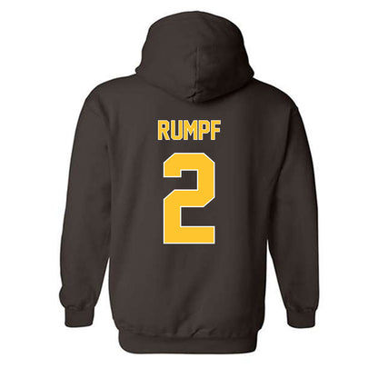 Wyoming - NCAA Women's Basketball : Jane Rumpf - Classic Shersey Hooded Sweatshirt-1