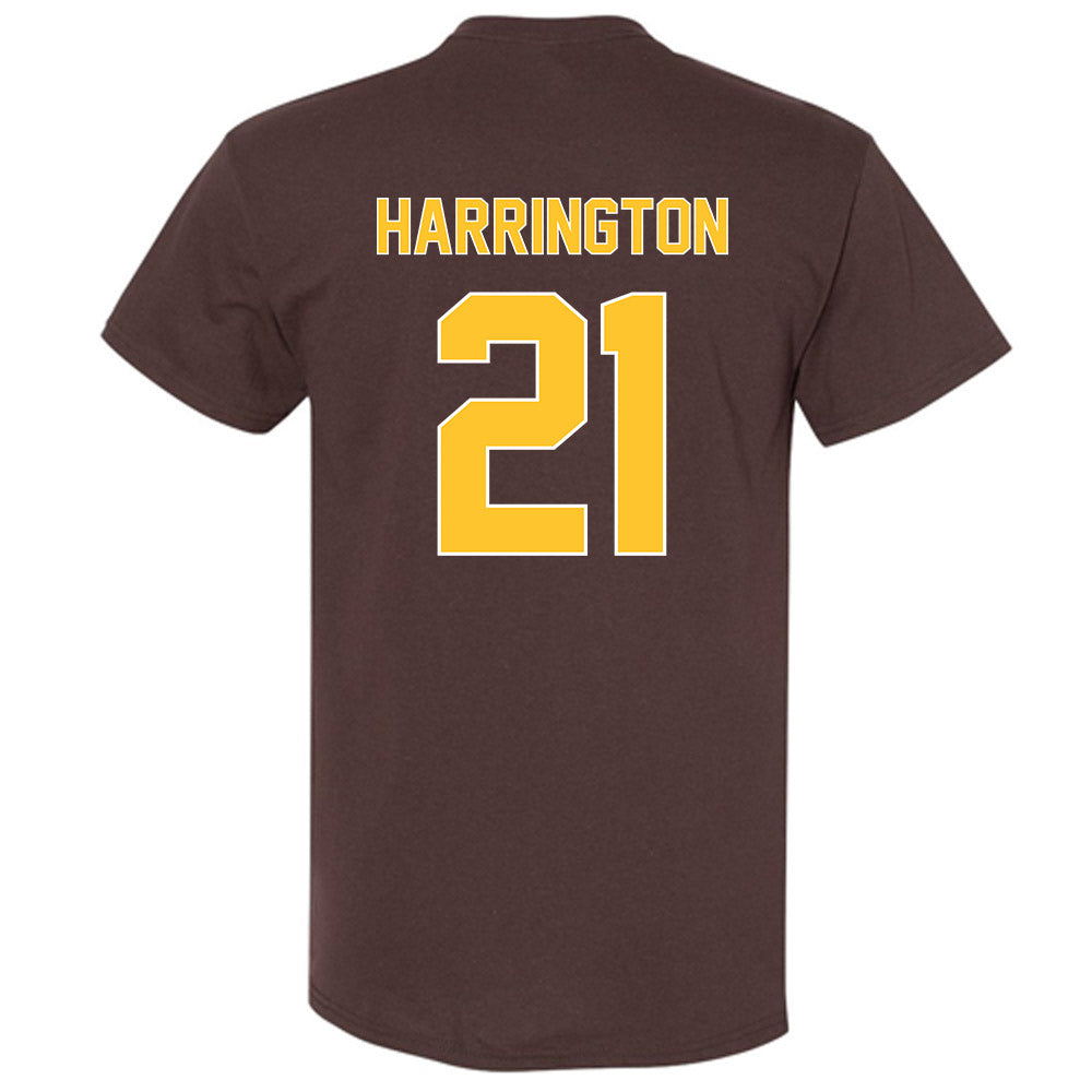 Wyoming - NCAA Women's Basketball : Katie Harrington - Classic Shersey T-Shirt-1