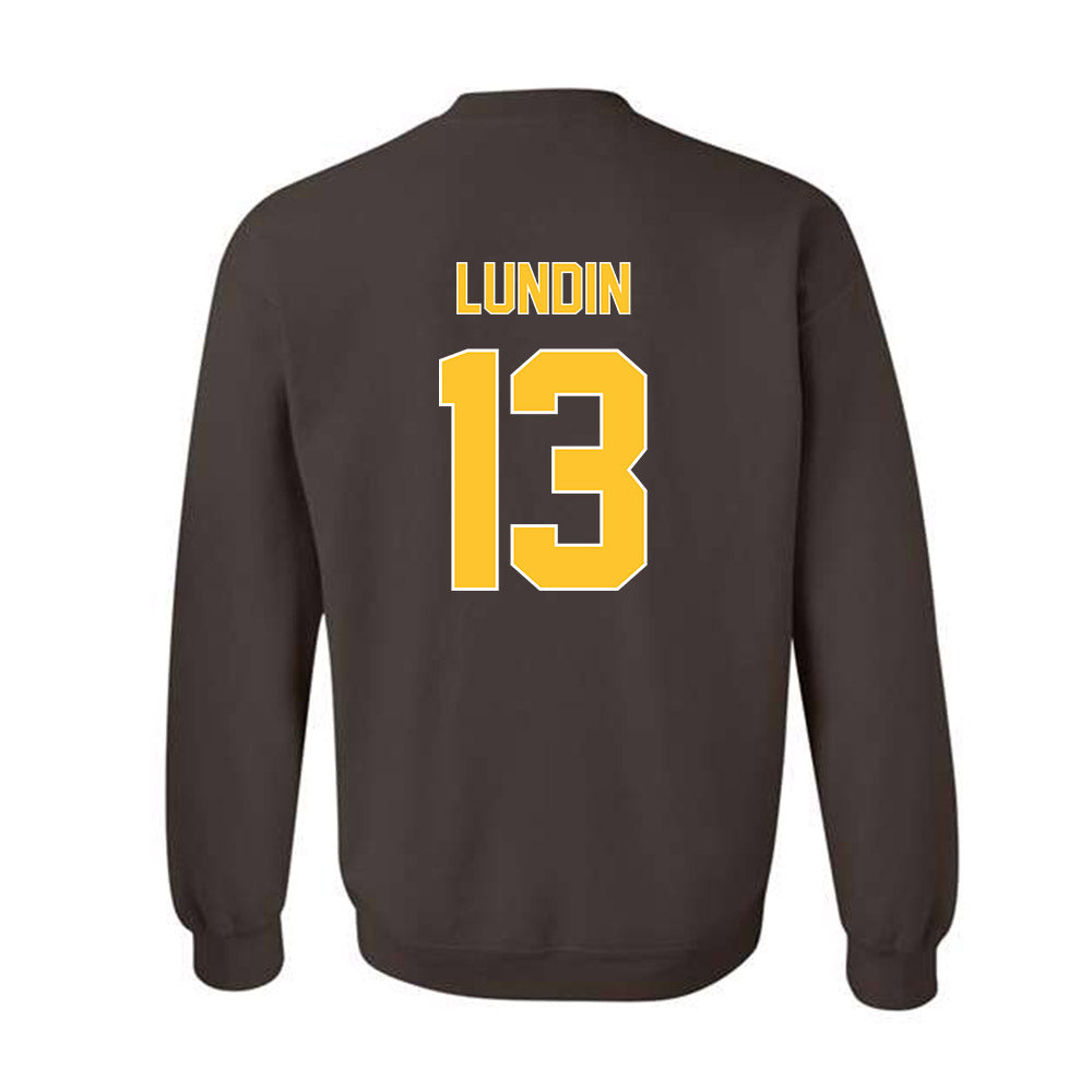 Wyoming - NCAA Women's Basketball : Karoline Lundin - Classic Shersey Crewneck Sweatshirt-1