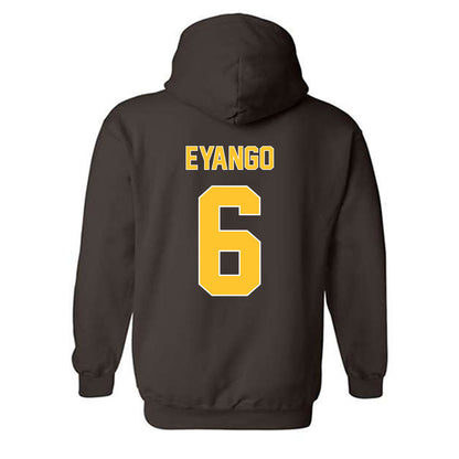 Wyoming - NCAA Women's Basketball : Aurore Eyango - Classic Shersey Hooded Sweatshirt-1