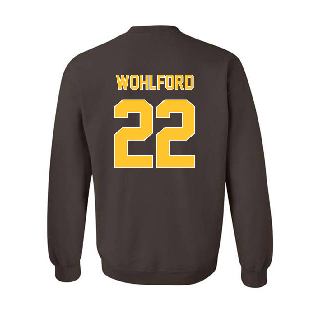 Wyoming - NCAA Women's Basketball : Peyton Wohlford - Classic Shersey Crewneck Sweatshirt-1