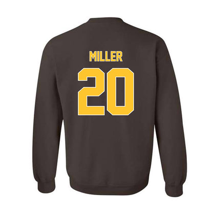 Wyoming - NCAA Football : Dainsus Miller - Classic Shersey Crewneck Sweatshirt-1