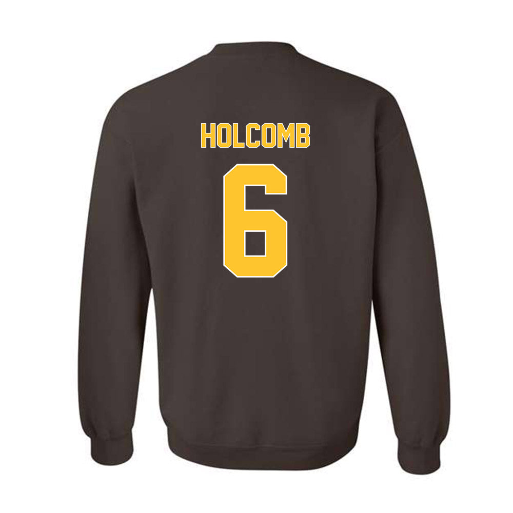 Wyoming - NCAA Women's Volleyball : Sarah Holcomb - Classic Shersey Crewneck Sweatshirt-1