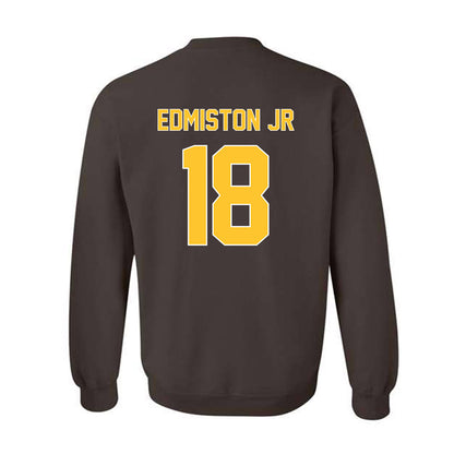 Wyoming - NCAA Football : Bart Edmiston Jr - Classic Shersey Crewneck Sweatshirt-1