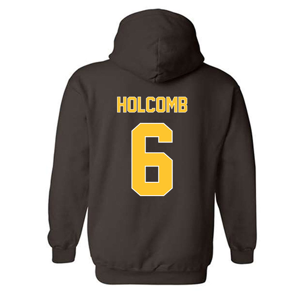 Wyoming - NCAA Women's Volleyball : Sarah Holcomb - Classic Shersey Hooded Sweatshirt-1