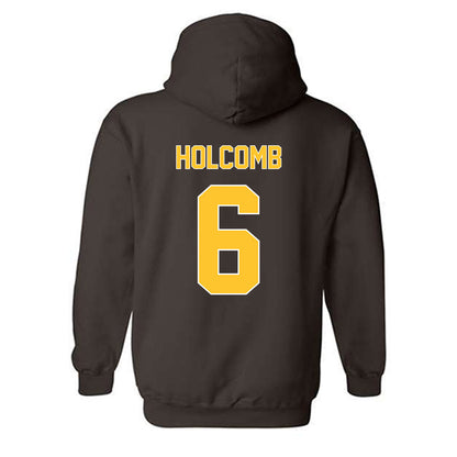 Wyoming - NCAA Women's Volleyball : Sarah Holcomb - Classic Shersey Hooded Sweatshirt-1