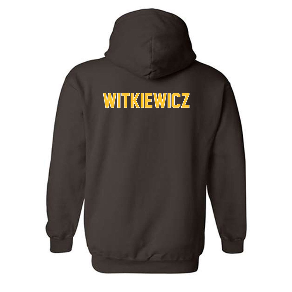 Wyoming - NCAA Women's Track & Field : Megan Witkiewicz - Classic Shersey Hooded Sweatshirt-1