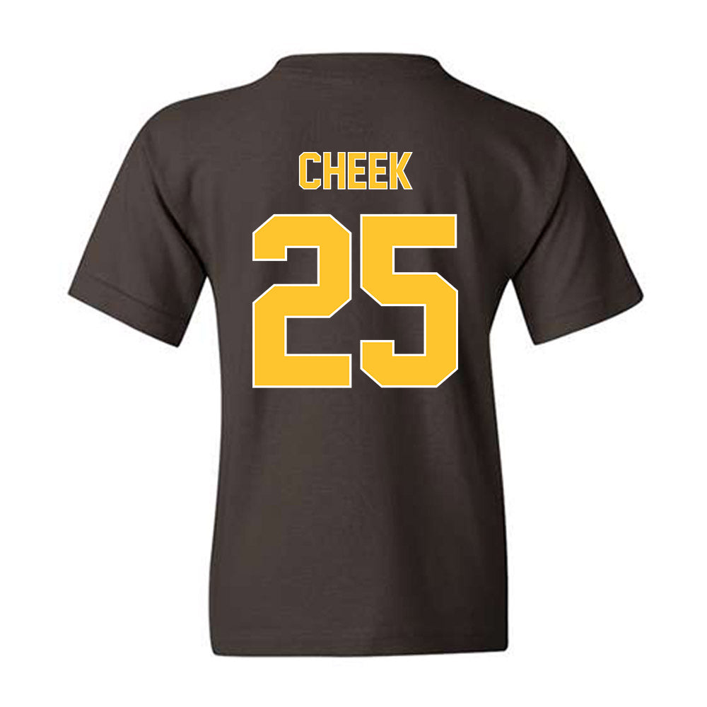 Wyoming - NCAA Football : Brooklyn Cheek - Classic Shersey Youth T-Shirt-1