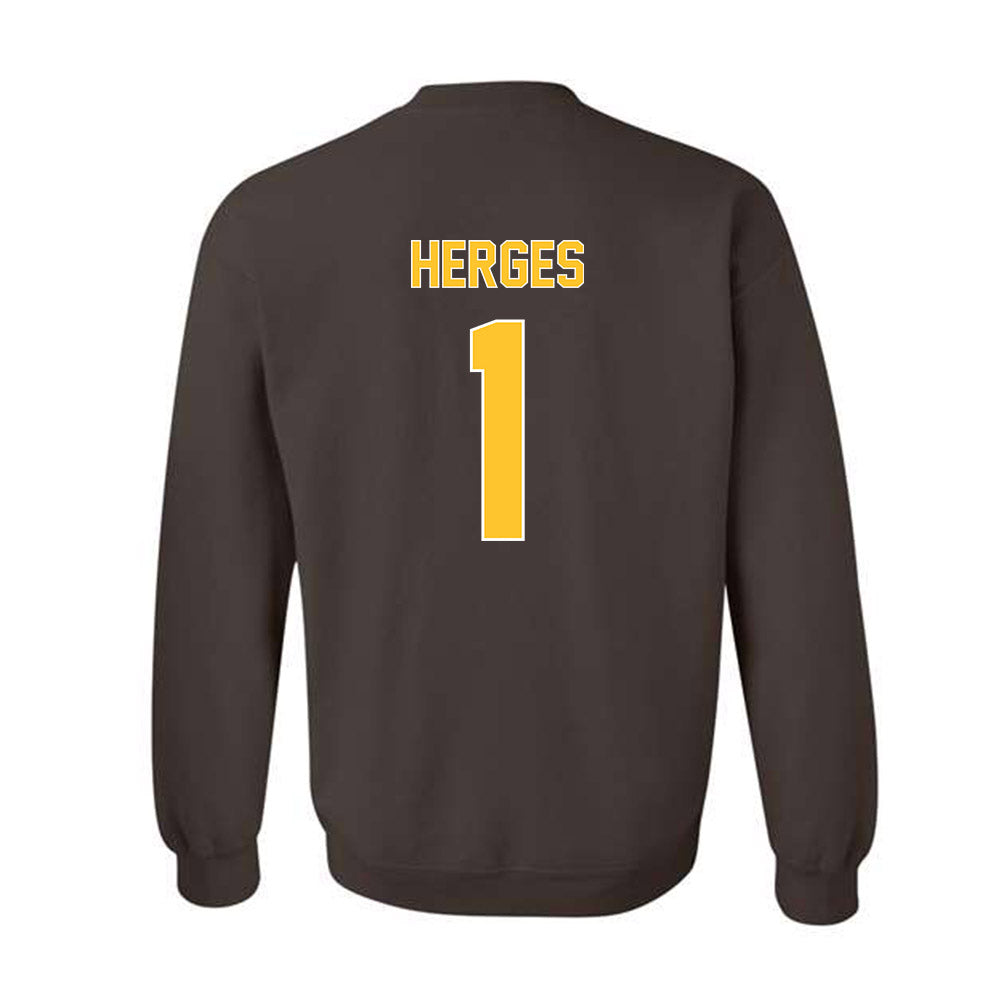 Wyoming - NCAA Women's Soccer : Julia Herges - Classic Shersey Crewneck Sweatshirt-1