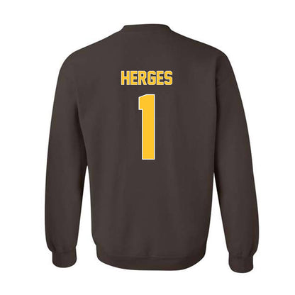 Wyoming - NCAA Women's Soccer : Julia Herges - Classic Shersey Crewneck Sweatshirt-1