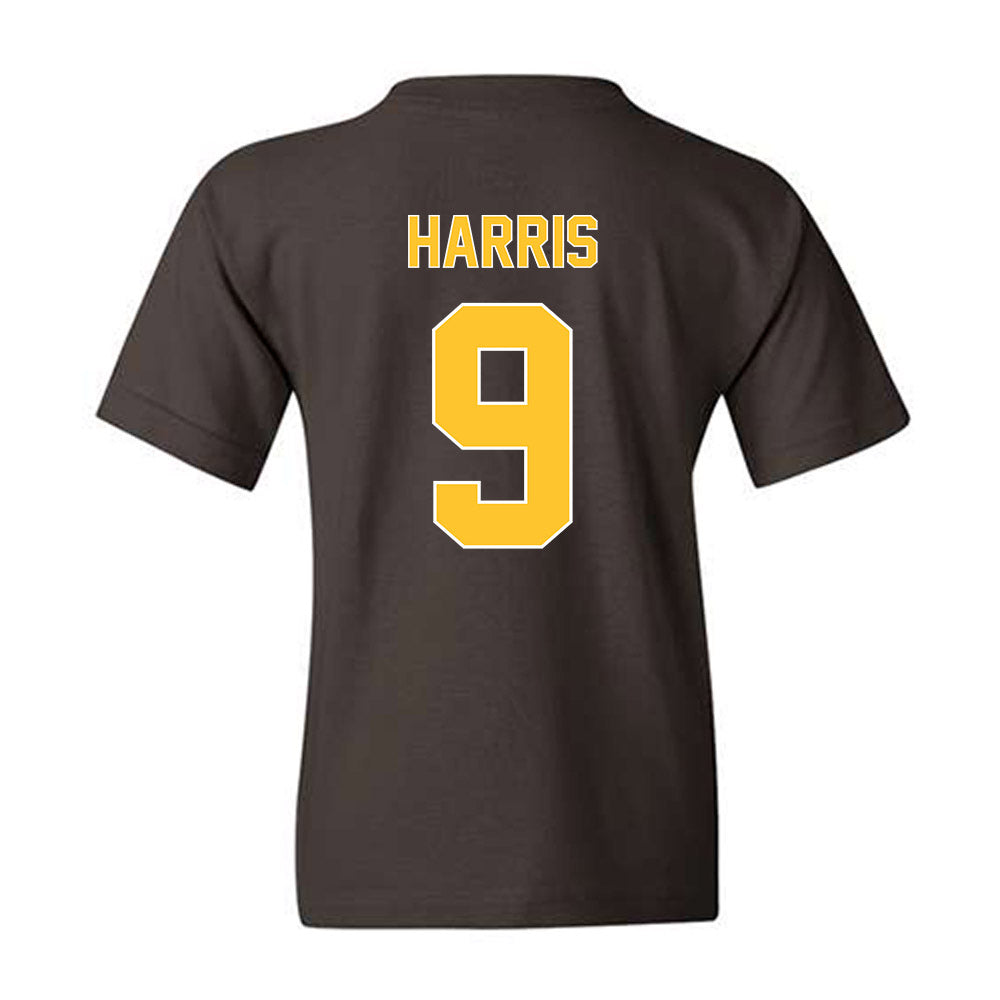 Wyoming - NCAA Men's Basketball : Jared Harris - Classic Shersey Youth T-Shirt-1