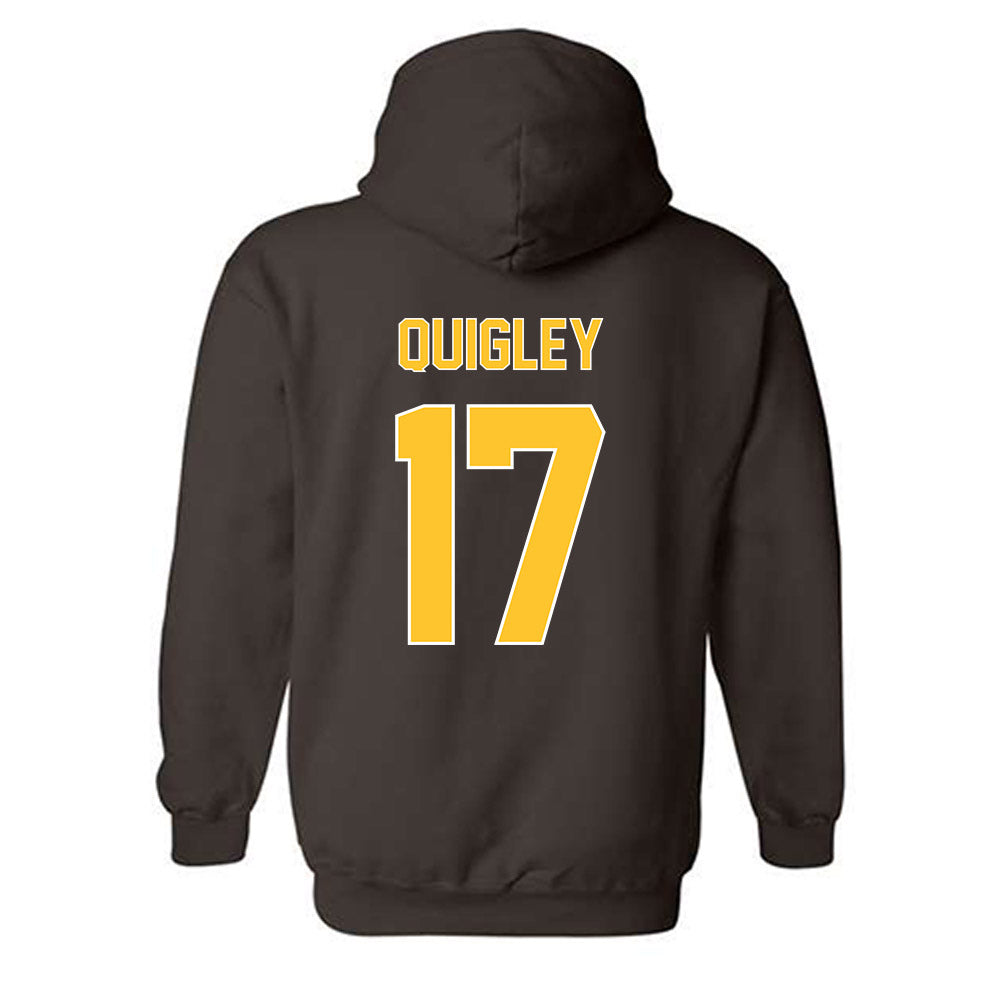 Wyoming - NCAA Women's Volleyball : Sara Quigley - Classic Shersey Hooded Sweatshirt-1