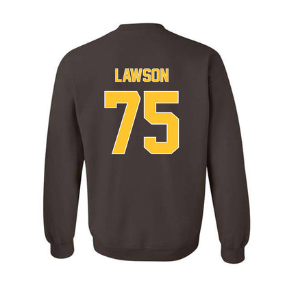 Wyoming - NCAA Football : Cooper Lawson - Classic Shersey Crewneck Sweatshirt-1