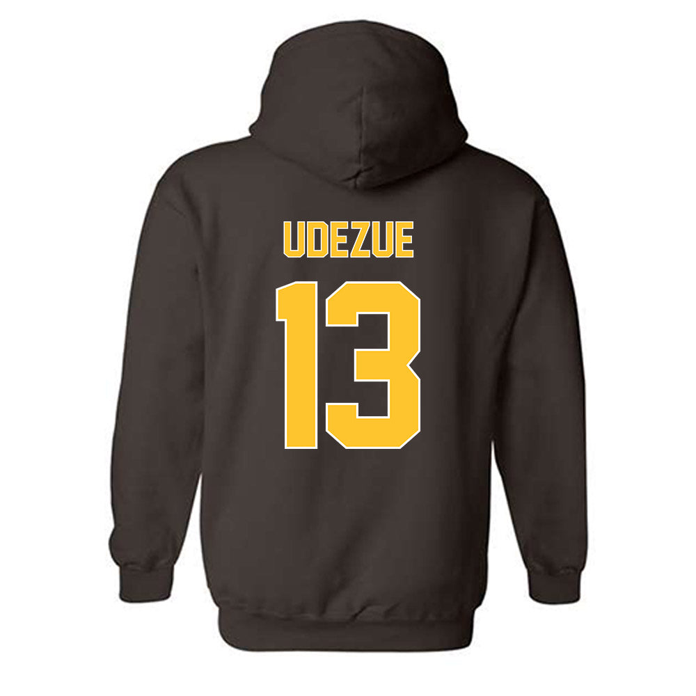 Wyoming - NCAA Women's Volleyball : Evelyn Udezue - Classic Shersey Hooded Sweatshirt-1