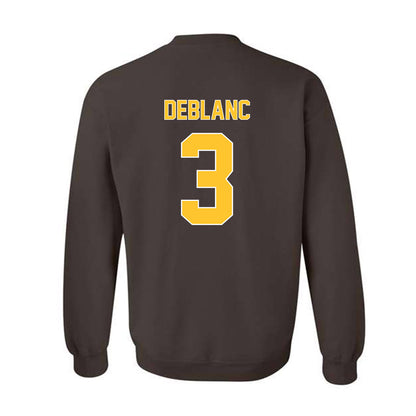 Wyoming - NCAA Football : Deion DeBlanc - Classic Shersey Crewneck Sweatshirt-1