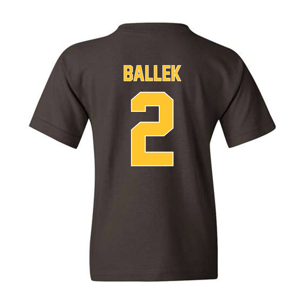 Wyoming - NCAA Women's Soccer : Kiley Ballek - Youth T-Shirt