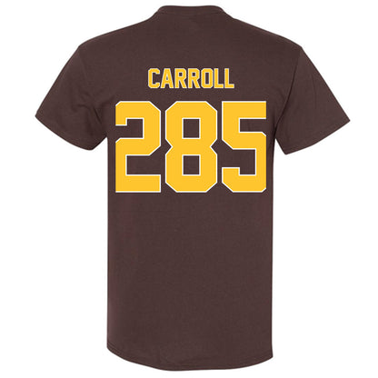 Wyoming - NCAA Wrestling : Christian Carroll - Classic Shersey T-Shirt-1