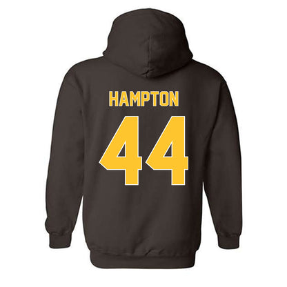 Wyoming - NCAA Football : Tyler Hampton - Classic Shersey Hooded Sweatshirt-1