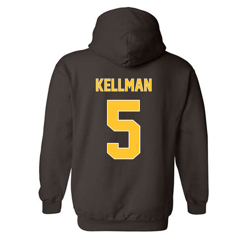 Wyoming - NCAA Football : Terron Kellman - Classic Shersey Hooded Sweatshirt-1