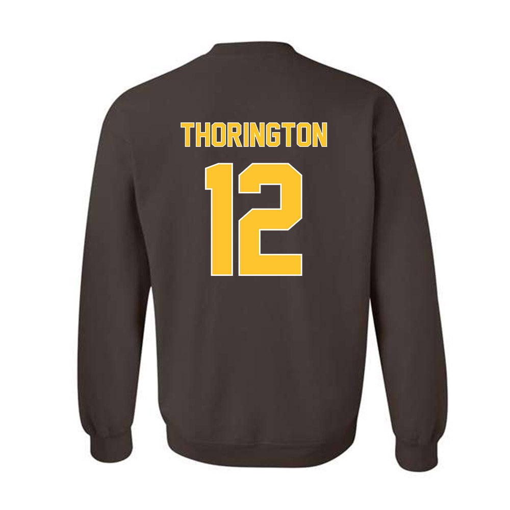 Wyoming - NCAA Women's Volleyball : Addy Thorington - Classic Shersey Crewneck Sweatshirt-1