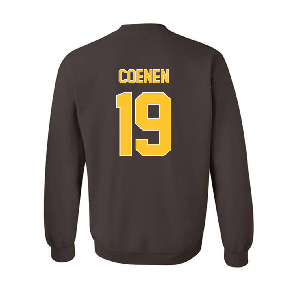 Wyoming - NCAA Football : Charlie Coenen - Classic Shersey Crewneck Sweatshirt-1