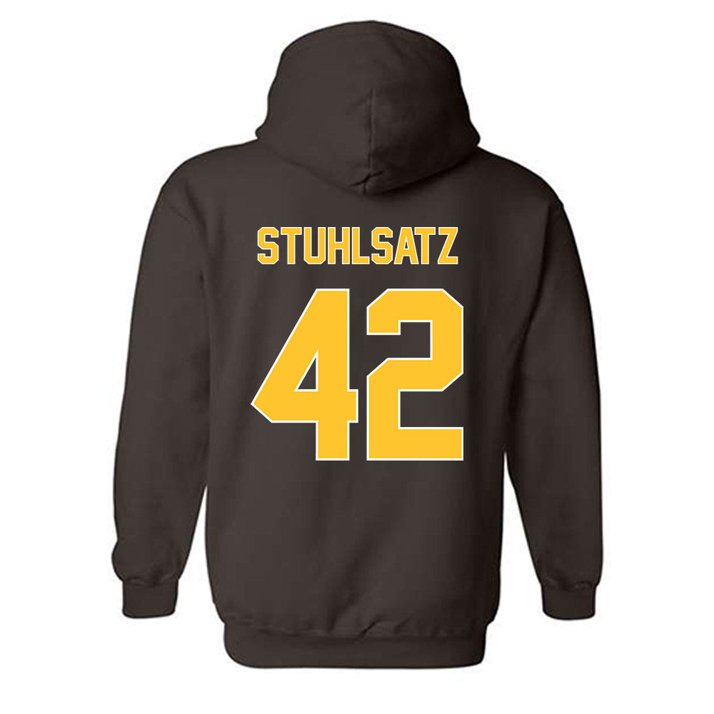 Wyoming - NCAA Football : Ethan Stuhlsatz - Classic Shersey Hooded Sweatshirt-1